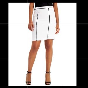 Calvin Klein suits textured pencil skirt